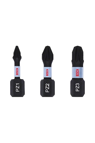 Bosch Impact Yıldız Bits Uç Ph1/2/3x25 Mm 3lü 2608522470