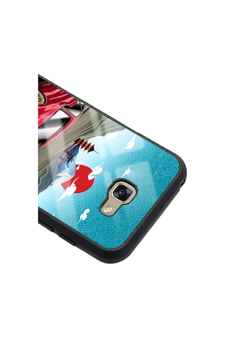 Samsung Uyumlu A7 2017 Supra Tasarımlı Glossy Telefon Kılıfı Çok Renkli