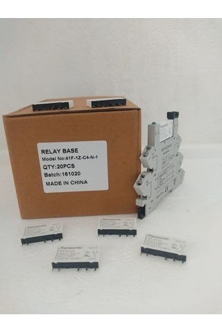 Panasonic Slim Röle Ve Tabanı (Takım) (6A 24V)