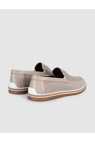Cabani Bej Triko Loafer Erkek Ayakkabı