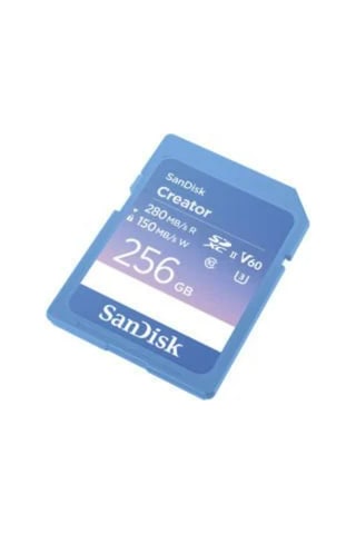 SanDisk Creator SDSDXEP-256G-GNCIS 256 GB UHS-II SDXC UHD V60 Hafıza Kartı