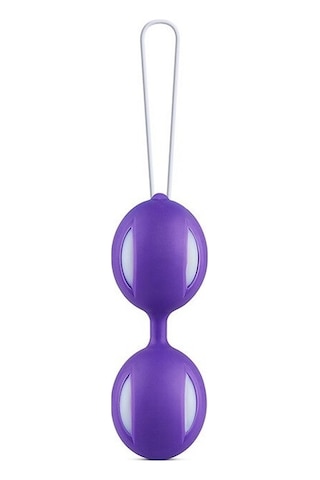 Erofoni Yeni Nesil Silikon Purple İkili Kegel Vajinal Egzersiz Zevk Topu