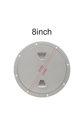 Novahub Abs Kayık Kapağı - Kaymaz Desenli 4in/6in/8in, Kayma İzlenimi Yoksun