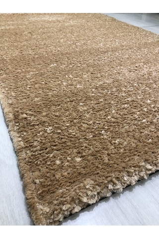 Saray Halı Gizem 125X180 El Örgüsü Düz Renk Açık Kahve Halı !