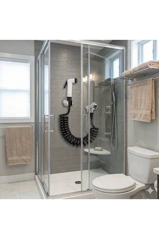 Plasyay Spiral Şattaf Bide Başlıklı Taharet Matik 2.5 Metre