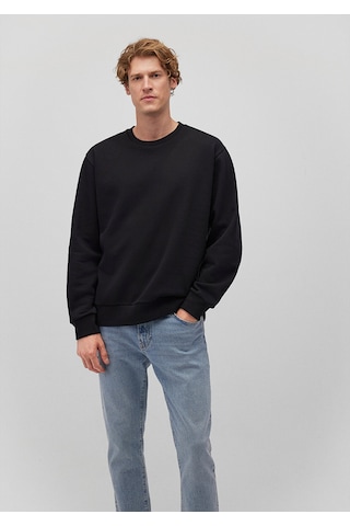 Mavi - Bisiklet Yaka Siyah Basic Sweatshirt 0s10276-900 Siyah