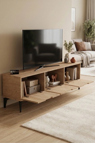 Royal Tv Sehpası Suntalam Bej 160x35 Çok Renkli