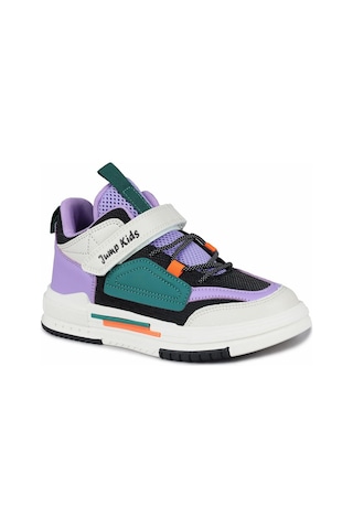 Jump 31093 Çocuk Sneaker Spor Ayakkabı Siyah - Mor