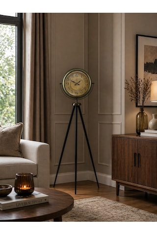 Antique Heritage Eskitme Tripod Ayaklı Saat