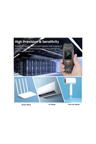 Springsun Taşınabilir Smart Sensor St1393 Emf Metre - Dijital Lcd Elektromanyetik Radyasyon