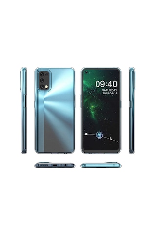 Noktaks - Realme 7 Pro Uyumlu - Kılıf Şeffaf Soft Slim Fitt Süper Silikon Kapak - Şeffaf