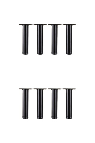 1/2/3/5 4'lü Paket/lot Trigon Mobilya Ayakları Sağlam Ve Dayanıklı Bacaklar Uçak Mat Siyah 1 Set Diğer