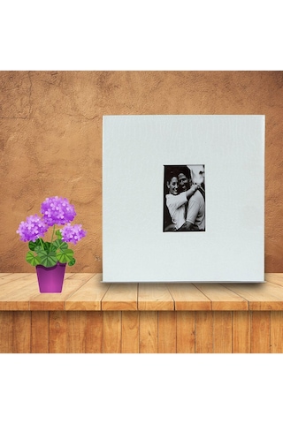 500lük Beyaz Deri Fotoğraf Albümü 10x15cm