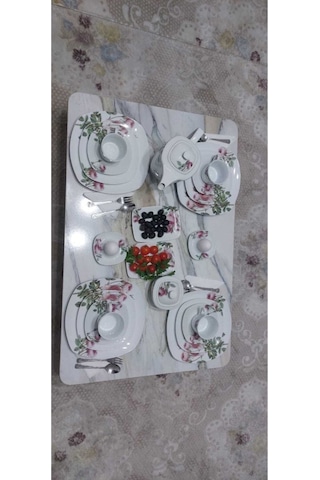 Yeni Model Dikdörtgen Yer Sofrası 70 120 Ahşap