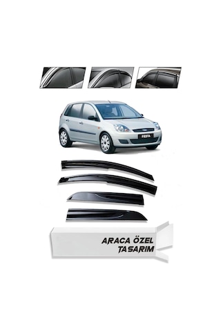 Ford Fiesta Mügen Cam Rüzgarlığı 2002 - 2008 Arası 4 Lü Set