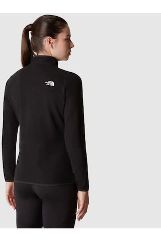 The North Face W 100 Glacier 1/4 Zip - Eu Kadın Polar Nf0a855mjk31-x Siyah