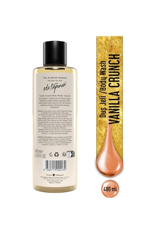 Eda Taşpınar Vanilla Crunch Duş Jeli – Tatlı Vanilya & Nazik Temizlik 400 ML