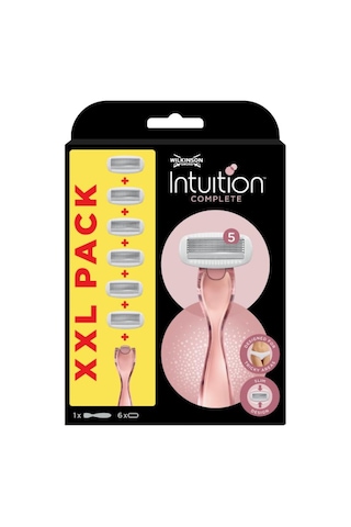 Wilkinson Sword Intuition Complete Kadın Tıraş Bıçağı 6 Yedek Kartuş + 1 Sap