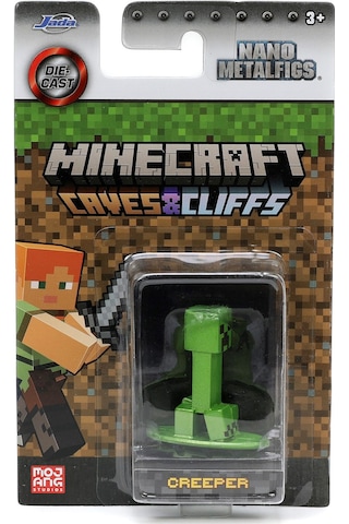 Minecraft Nano Tekli Metal Figür Creeper
