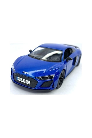 Kinsmart 2020 Audi R8 Coupe 1:36 Mavi Çek Bırak Model Araba