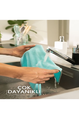Vileda 2 Paket 3lü Pro Clean Enzim Teknolojili Mikrofiber Temizlik Bezi Vld0000000467 Renkli