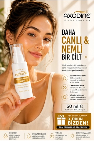 Axodine Canlandırıcı ve Nemlendirici Gündüz Bakım Kremi 50 ML