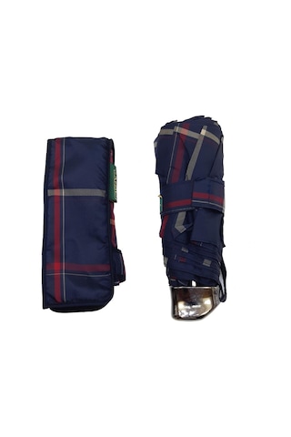 Baginn Snotline-april Mini Bayan Şemsiye Manuel Açılır-kapanır 90 Cm Çap Kapalı 20 Cm Cep Boy Vizon Ekose 001