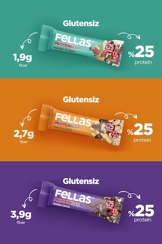 Tr Protein Bar, Karma Kutu 4 Çeşit , 32gr X 12 Adet 2 Paketi
