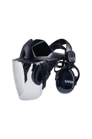 Uvex 9790212 Pheos Faceguard Pc Visor Ghs Yüz Koruma Ve Kulak Koruması İle