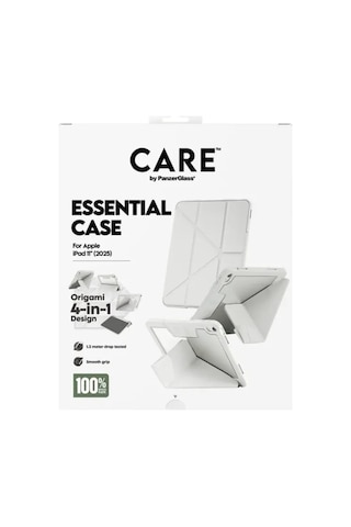 Care By Panzerglass Essential Case Light Grey İpad 11" 2026-2025 Kılıf