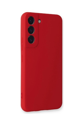 Samsung Galaxy Uyumlu Galaxy S23 Plus Kılıf Nano İçi Kadife Silikon - Kırmızı 1