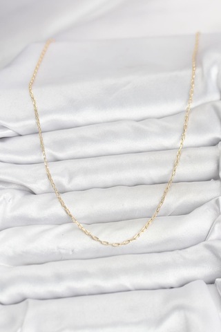 Cm 14k Gold Renk Ataç Zincir Model 60 Cm Kadın Kolye - Lisinya altın
