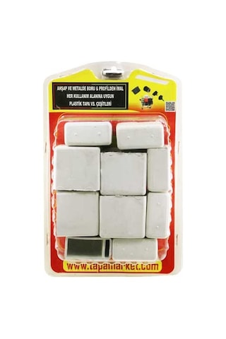 20X40 Plastik Dış Izgaralı Tapa Beyaz