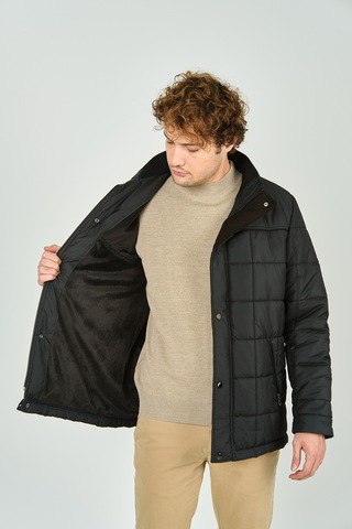 Daynax Erkek İçi Kürklü Dik Yaka Fermuar Ve Çıtçıt Kapamalı Mont Kaban 4000 Yeşil Yeşil