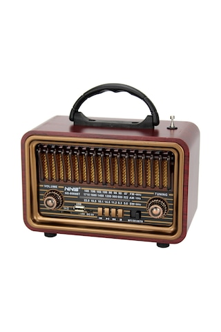 Taşınabilir Nostaljik Radyo Hoparlör Ns-8069bt Bluetooth Speaker Usb+tf Card+aux