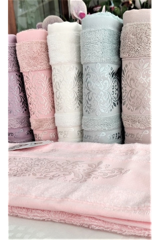 ANNEM MİSS BAMBOO 50X90CM. ÇEYİZLİK  EL&YÜZ 6'LI LÜKS HAVLU SETİ