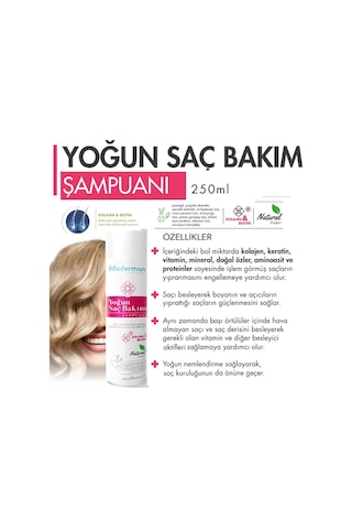 Fitoderman Yoğun Saç Bakım Şampuanı 250 ML