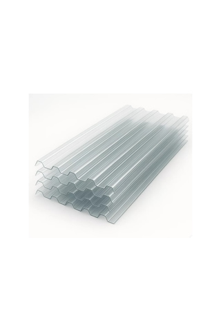 3 Adet Polikarbon Trapez Şeffaf 3 Mm 90x200 3 Adet 5.4 M2