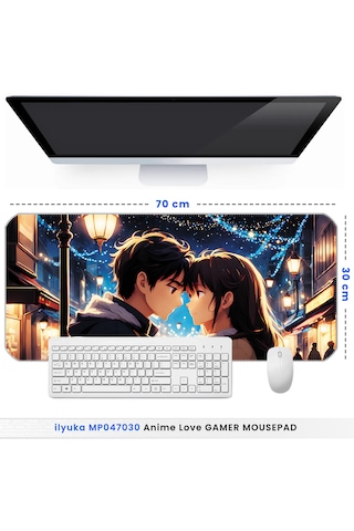 70x30cm Anime Love İlyuka Mp047030 Büyük Boy Xl Gaming Mousepad