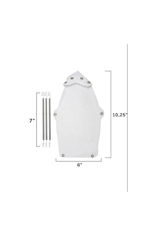 Teflon Ütü Altlığı Yanmaz Yapışmaz Ütü Altlığı Ütü Tabanlığı Teflon Silikon Ütü Altlığı Beyaz