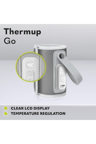 Lionelo Thermup Go Taşınabilir Biberon Isıtıcısı Usb Şarj 24 Saat Isı Koruma Biberon Isıtıcı ve Sterilizatör