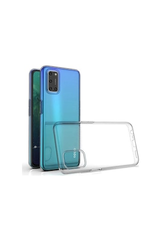 Oppo A72 Kılıf Zore Şeffaf Ince Ve Esnek Süper Silikon Kılıf Renksiz