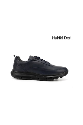 Gönderi(R) Erkek Lacivert Bağcıklı Hakiki Deri Sneaker Ddma83531540 Lacivert