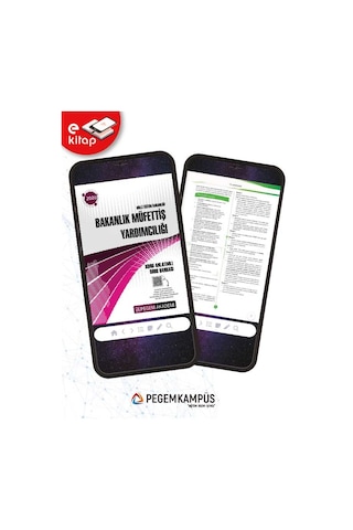 2026 Meb Bakanlık Müfettiş Yardımcılığı Konu Anlatımlı Soru Bankası E-kitap