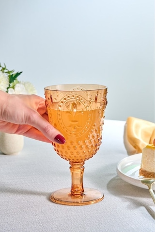 Karaca Moise Kadeh Akrilik 450 Ml Turuncu