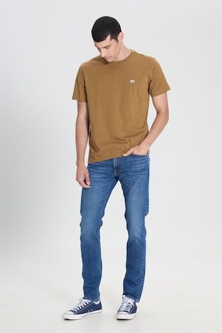Lee Luke Slim Fit Dar Kesim Normal Bel Dar Paça İndigo Jean Denim Pantolon Mavi