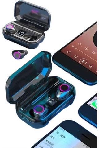 Yeni Nesil Bluetooth Kulaklık Uzun Pil Ömrü El Fenerli Dijital Şarj Göstergeli - Diğer