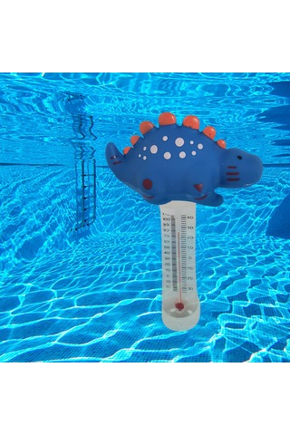 Homyl Jakuzi Yüzme Havuzu Için Yüzer Havuz Termometre Mavi