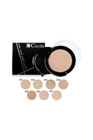 Cecile Suya Dayanıklı Mat Pudra Soft Sand 504