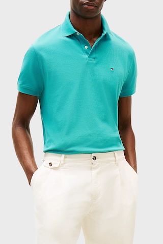 Tommy Hilfiger Erkek Polo Yaka T Shirt Mw0mw17770 M0c Yeşil Yeşil